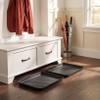 VOSAREA Plastic Boot Tray, 2 Pack Waterproof Shoe Tray Mat view 3