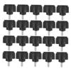 ARTIBETTER 20pcs Secure Threaded Levelers Adjustable Feet for Appliance Leveling Black for Sofa and Chair Legs view 1