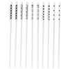 Alipis 5pairs Ceramic Chopsticks Family Camping Friendly Smooth Handle Reusable Chopsticks view 1