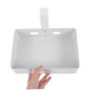 Hidden Shelf Storage Basket Metal Organizer with Handles for Kitchen view 4