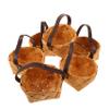 Healvian 6pcs Mini Candy Baskets with Handles Woven Decor Baskets for Weddings Parties Crafts Sturdy for Favors Rustic Decor view 1