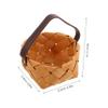 Healvian 6pcs Mini Candy Baskets with Handles Woven Decor Baskets for Weddings Parties Crafts Sturdy for Favors Rustic Decor view 2