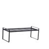 ABOOFAN Kitchen Wrought Iron Layered Storage Rack Black Pot Seasoning Shelf Organizer User Friendly Design for Home Kitchen Restaurant Stylish Easy to Move Store view 1