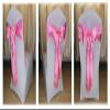 MOOIOO Chair Sashes Satin Bow Wedding Chair Knot Ribbon DIY Ties for Party Event Hotel Banquet Chair Decorations(Sky Blue) view 4