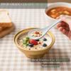 6.75 in Soup Spoons ACANDYL 6 Pcs Asian Soup Spoon Ceramic White Chinese Japanese Soup Spoon for Cereal Ramen Pho Dumpling Wonton Miso Non-Toxic & Dishwasher Safe Deep Oval Hook Design view 3