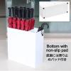 3FLQOOPP Umbrella Stand for Hallway, Umbrella Holder with Removable Drip Tray, Iron Art, Space-Saving Storage, for Home, Office, Entryway (Color : White) (White ) view 4