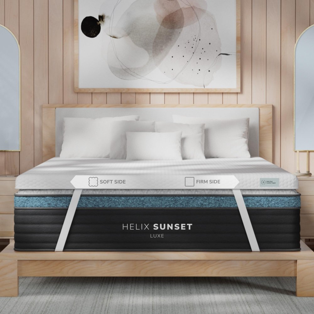 Helix Dual Comfort Mattress Topper with GlacioTex - Queen