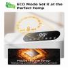 Brightown Wall Heater, Heater for Indoor Use 1500W, 5 Optional Modes, Adjustable Thermostat, Easy Mount Home Space Heater for Bedroom Bathroom with Remote Control, 12H Timer, Works with Alexa, White view 4