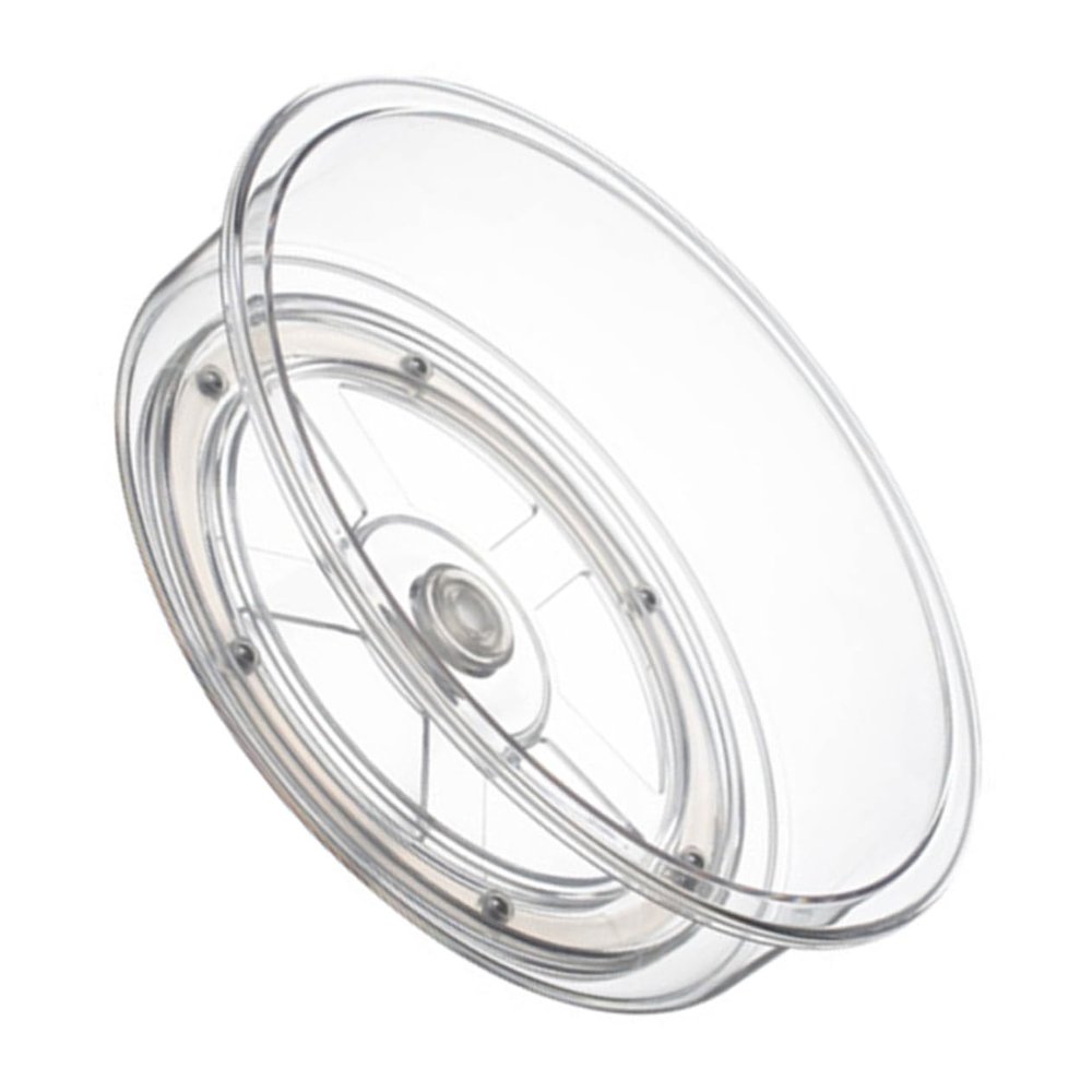 VINTORKY Rotating Spice Rack Organizer Kitchen Condiment Holder 5 Seasoning Jars Plastic Easy to Access for Home Cooking