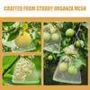 SUPVOX Fruit Protection Bags Mesh Organza Olive Green 50 Pieces view 3