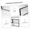 OUNONA 4Pcs Thickened Transparent Plastic Shoe Storage Boxes Multifunctional Sundry Organizers for Home Bedroom and Shoe Store Use and Stackable Design view 4