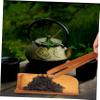OFFSCH 3pcs Polished Bamboo Tea Set Teaware Set Fine Mesh Strainer Tea Gadgets for Office House Shop view 4
