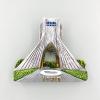 The Azadi Tower Tehran Iran Tourism Tourist Travel Gift Souvenir 3D Resin Decorative Refrigerator Fridge Magnet Sticker Craft Home Kitchen Decoration view 2