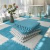 20Pcs 12X12inch Interlocking Foam Mats Plush Mat, Fluffy Carpet Tiles Plush Area Rug, Bedroom Floor Tiles, Soft Playmat Puzzle Floor Mat for Children Kids Room Home Parlor Bedroom view 1
