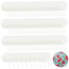 100Pcs Sublimation Fans Blank, Clear Plastic Hand Fan, Removable DIY Crafts Decorative Folding Fans view 1
