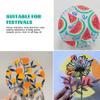 100Pcs Sublimation Fans Blank, Clear Plastic Hand Fan, Removable DIY Crafts Decorative Folding Fans view 2