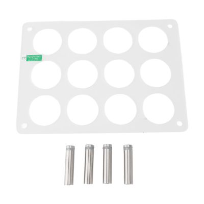 Coffee Pods Tray Drawer Insert Storage Flat Countertop Coffee Pod Drawer Organizer Holder for 12pcs Acrylic Kitchen Office