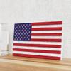 AquaChase American Flag Table Decor, 9"x4.7" Patriotic Wooden Art Decoration for Home & Office, Handmade 3D Solid Wood Freestanding Plaque Sign for Nightstand, Entryway Table, Mantel view 2