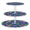 Neon Colored Summer Pool Party Clear Tray Waterproof Display Stand Dressing Room Bases para Cupcake view 1