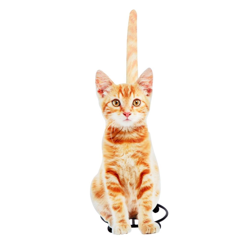 JECOMPRIS Iron Cat Shape Paper Rack Roll Paper Storage Holder Kitchen Tissue Stand