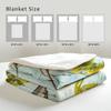 HUNXIAOJ Lemon Print Throw Blanket Yellow Fruit Flannel Blanket Soft Cozy Bedding Lemon Gifts for Adults Kids Bedroom Camping Home Decor (50"x60") view 4