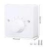 220V Adjust Ceiling Fan Speed Controller Wall Button Dimmer Five-speed Fan Speed Regulator view 2