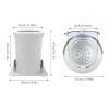 INPAITOO 12L/3.17 Gal Manual Dehydrator, Mini Manual Dehydrator Washing Machine, Portable Foot Pedal Washing Machine Lightweight Draw Cord Spin Dryer for Camping Business Trips Apartments view 4