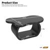 39.3'' Modern Cloud Coffee Table,Irregular End Table with 1.5'' Thick Top & Curved Legs,Unique Round Edge Accent Tables for Living Room, Apartment,or Office,Easy Assembly,Black view 2
