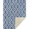 Addison Rugs ASB621 Blue 50" x 70" Oversized Sherpa Throw Blanket, Machine Washable view 2