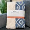 Addison Rugs ASB621 Blue 50" x 70" Oversized Sherpa Throw Blanket, Machine Washable view 3