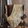 Addison Rugs ASB593 Beige 50" x 70" Oversized Sherpa Throw Blanket, Machine Washable view 4