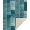 Addison Rugs ASB631 Teal 50" x 70" Oversized Sherpa Throw Blanket, Machine Washable view 2