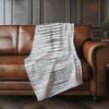 Addison Rugs ASB604 Silver 50" x 70" Oversized Sherpa Throw Blanket, Machine Washable view 1