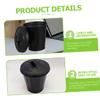 Cabilock 2Pcs Cute Desktop Trash Can Tiny Waste Bin for Bedroom Living Room and Office Easy to Clean Garbage Holder for Tissues Crumbs and Trash view 3