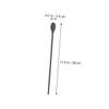 Homoyoyo 1 Pair Silicone Integrated Dual Use Chopstick Spoon Versatile Household Beverage Stirring Sticks for view 2