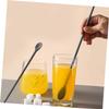 Homoyoyo 1 Pair Silicone Integrated Dual Use Chopstick Spoon Versatile Household Beverage Stirring Sticks for view 3