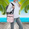 PrelerDIY Pink Bows Cherries Lunch Box - Insulated Lunch Bags for Boys/Girls/Women/Men Detachable Handle Lunchbox Meal Tote Bag view 3