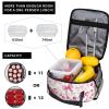 PrelerDIY Pink Bows Cherries Lunch Box - Insulated Lunch Bags for Boys/Girls/Women/Men Detachable Handle Lunchbox Meal Tote Bag view 4