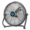 Tornado 12 Inch High Velocity Cooling Floor Fan, 3-Speed Industrial Powerful Metal Floor Fan for Commercial and Home Spaces, 120Tilt, 6.0 FT Cord, Black view 1