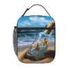 NBCCDVSH Insulated Lunch Bag Wishing Bottle Seascape Lunch Box for Women Men Reusable Leakproof Lunch Cooler Tote Bag for Picnic Work view 1