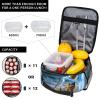 NBCCDVSH Insulated Lunch Bag Wishing Bottle Seascape Lunch Box for Women Men Reusable Leakproof Lunch Cooler Tote Bag for Picnic Work view 3