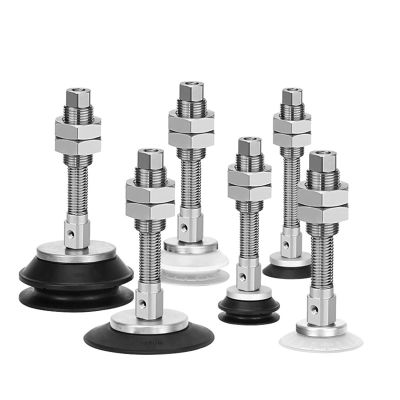 1Pcs ZP3E-Y63/80/100/125BMNJB10/30/50 Threaded Industrial Robot Heavy Duty Black NBR Vacuum Suction Sucker Set(ZP3E-Y125BMNJB50)
