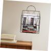 FUNOMOCYA Hanging Wall Files Magazine Holder Decorative Wire Mounted Storage Baskets for Organizing Magazines Books Newspapers Office Home Bedroom Living Room view 4