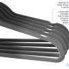 20 Pack Velvet Hangers,Wrinkle Resistant,Ultra Thin Non Slip, Hook Hold Upto 11 Lbs/17.5 * 9 * 0.2 in view 2