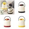 ZONEBEST Trash Can,Small Press Lid Trash Can with Handle for Office Home Desktop Waste Bin Basket Garbage Container Decoration view 2