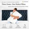 Aricove Bed Pillow for Sleeping, Side Sleeper Pillow for Adults, Queen Size, Adjustable Firm Memory Foam & Soft Microfiber Fill, Neck and Shoulder Support view 2
