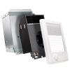 New Upgrade CSC151TW Electric Wall Heater-Complete Unit with Thermostat for Office Garage Indoor Use(Model: CSC151TW, Part: 67509), 5120 BTU, 120 Volt, 1500 Watt, White view 3