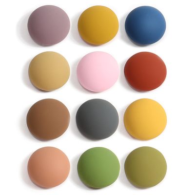 12Pcs Colorful Fridge Magnets, Matte Refrigerator Magnets, Decorative Round Magnet, Cute Small Fridge Magnets, Strong Spherical Magnetic Decor for Fridge Whiteboard Locker Kitchen Classroom Office
