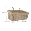 ABOOFAN Woven Wall Hanging Basket for Ginger and Garlic Storage Kitchen Organizer Multi-Purpose Hanging Produce Basket for Fruits and Vegetables Sturdy and Stylish Design view 2