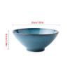 NEKCOCO Ceramic Soup Bowls Creative Ramen Bowl Household Ceramic Soup Bowl Retro Large Noodle Bowl Bowls for Kitchen view 2